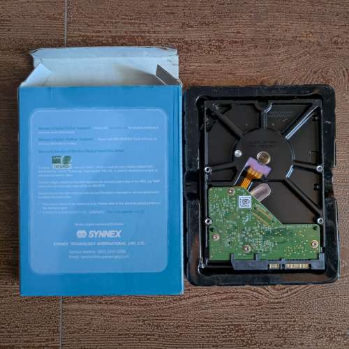 WD 3.5" SATA 4TB 連盒