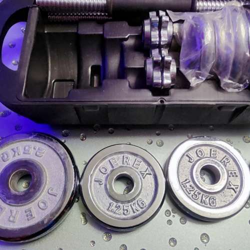 禮盒套裝 20kg 健身啞鈴 (10Kg x2 ) 電鍍可調式 (1Kg to 10Kg) All in one dumbbell