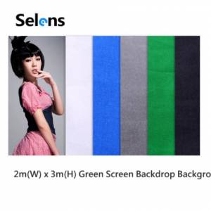 Selens 2m(W) x 3m(H) Green Screen Backdrop Background  無縫棉質攝影背景布 (龍...
