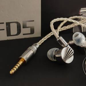90%新 Fiio FD5 耳機 銀色