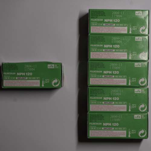 Fujifilm NPH 400 絕版120菲林 等同 Pro 400H