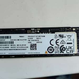 全新拆機 512GB SSD Samsung PM9A1 OEM版980PRO