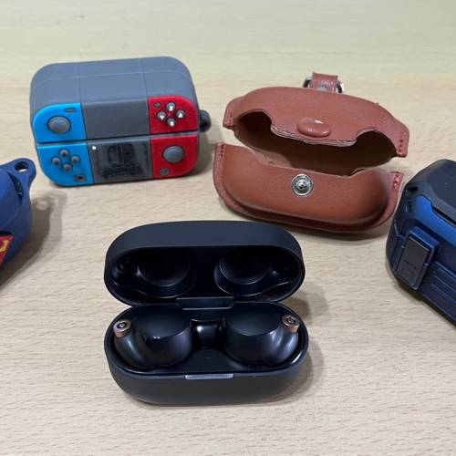 95% New Sony WF-1000M4耳機 黑色行貨全套連多個耳機套