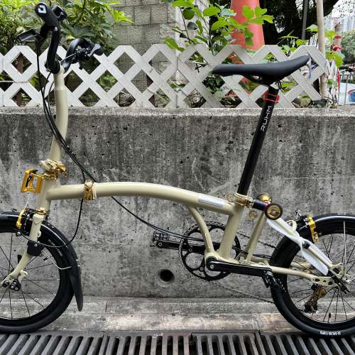 特價 國布 Ruhm rc 7speed C剎 M把 鉻鉬鋼 折叠車 送前後蛙燈 叮叮