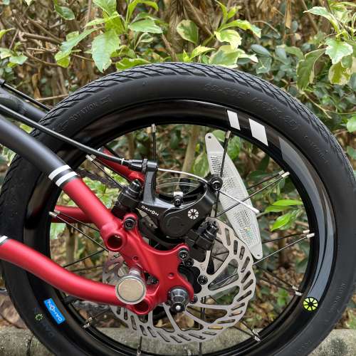 2023 最新款 頭柱內摺版 DAHON K3 PLUS 9速 16吋 碟剎 鋁合金 折叠車 送水架前後蛙...