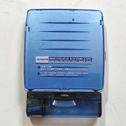 Aiwa md player AM-CL33 藍色
