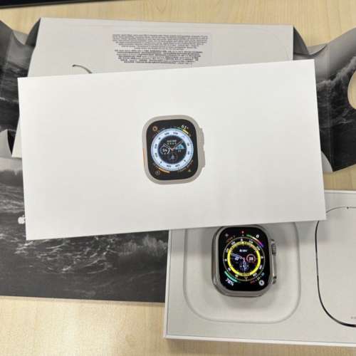 Apple Watch Ultra 一代連imos 藍寶石金屬框保護