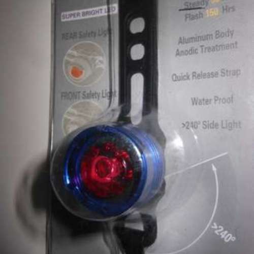 全新-單車尾燈-騎行車尾燈(紅光)For山地車, 公路車, 越野車, 摺疊車, 兒童車用.車燈...