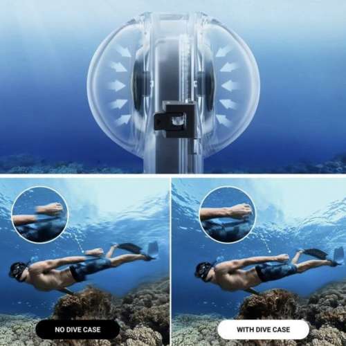 Insta360 X3 Invisible Dive Case 50M 全新原廠全隱形防水潛水殼 🤿