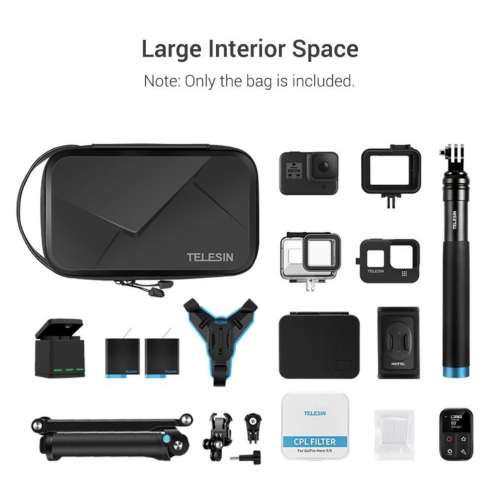 Extensible Action Camera Carry Case Pro for GoPro Insta360 DJI 雙層擴展式防摔...