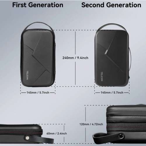 Extensible Action Camera Carry Case Pro for GoPro Insta360 DJI 雙層擴展式防摔...