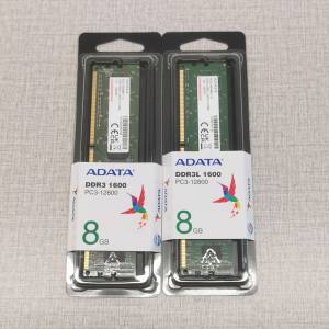 全新 Brand New Adata DDR3 1600 8GB Desktop Memory RAM