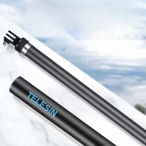 Ultra Long Carbon Fiber Selfie Stick 2.7m  TELESIN 2.7米碳纖維伸縮自拍棒