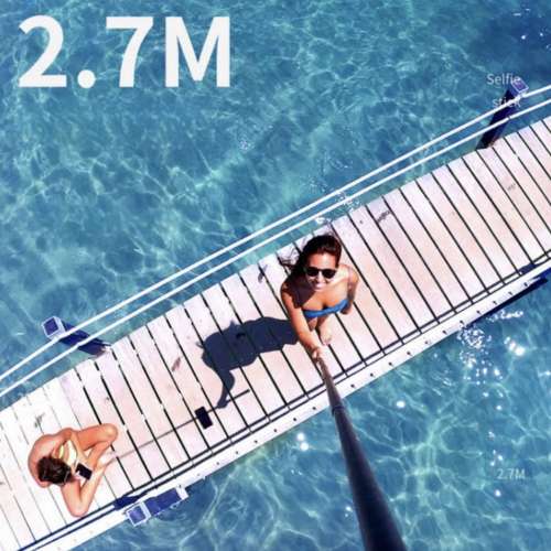 Ultra Long Carbon Fiber Selfie Stick 2.7m  TELESIN 2.7米碳纖維伸縮自拍棒