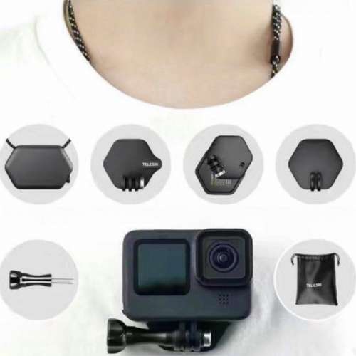 POV Magnetic Mount Quick Release Camera Neck Mount 第一人視角胸前快拆磁吸掛套装