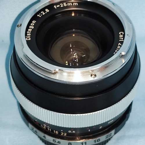 Contarex 25/2.8 Distagon black Lens for Nikon