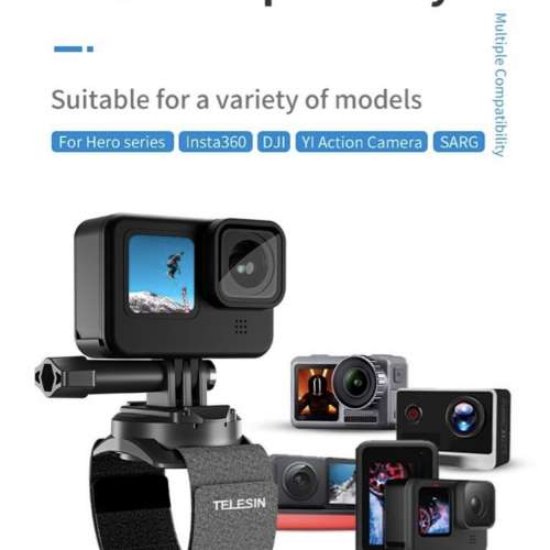 360°旋轉手腕帶（二代手腕帶) TELESIN 360 Degree Steerable Wrist Strap GoPro I...
