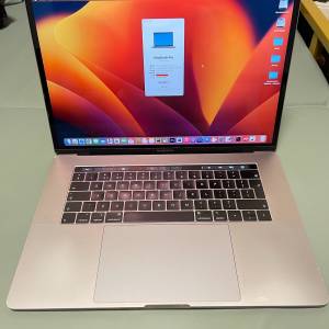 全新電池和touchbar！ MacBook Pro 15” 2018 i7 cpu 16gb ram 512ssd