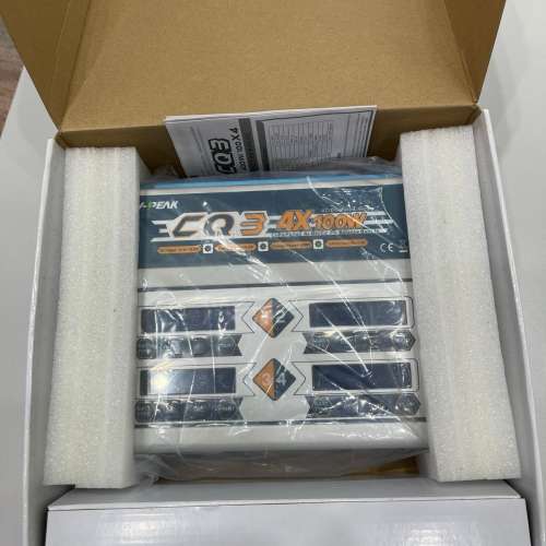 EV-PEAK CQ3 4X100W AC/DC MULTI CHARGER (香港行貨)99%新淨