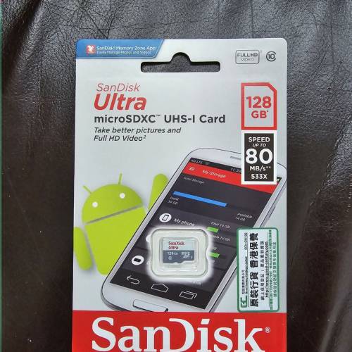 Sandisk Ultra microSD Memory Card 128GB 記憶卡