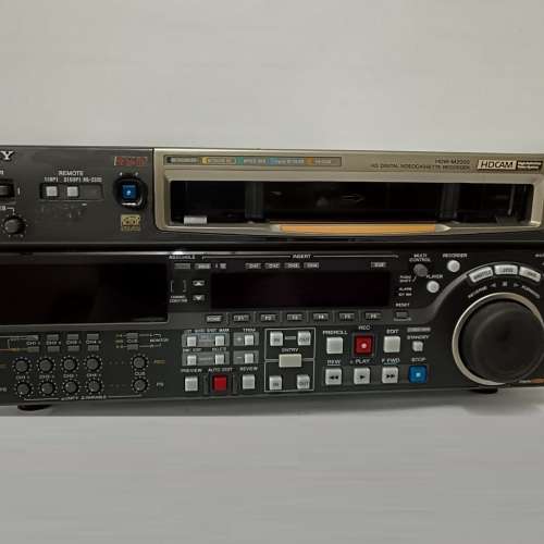 Sony HDW-M2000 HDCAM studio editing recorder 錄影機編輯機