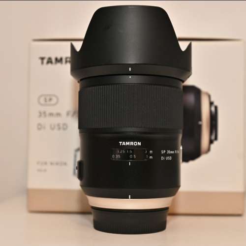 Tamron SP 35mm f1.4 Di usd(Tamron 40周年紀念版) 93%+++ $3000 Nikon F-mount