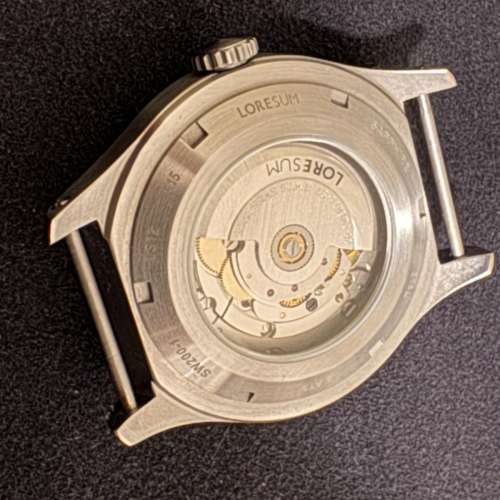 LORESUM JUMPING HOUR J1 - Mint Blue (Sellita SW200-1)