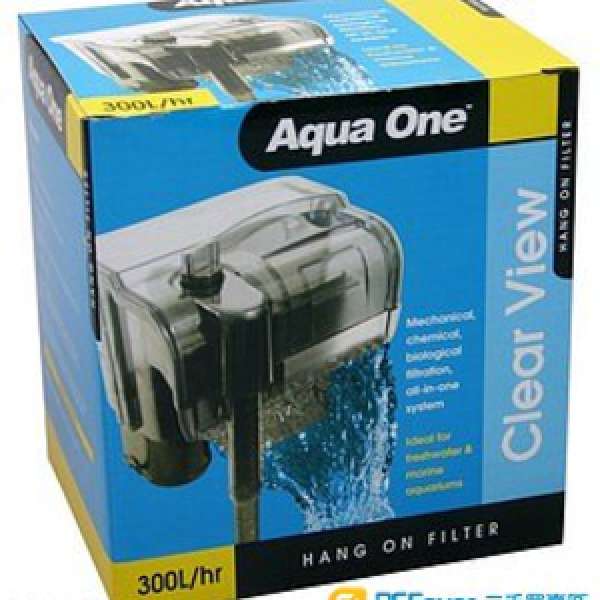 Aqua One clearview 300 掛缸過濾器