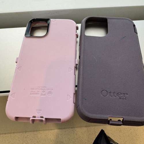 全新Iphone 11 purple pink phone case otter box 手機殼 粉紅色 PVC 硬軟殼 紫色 ...