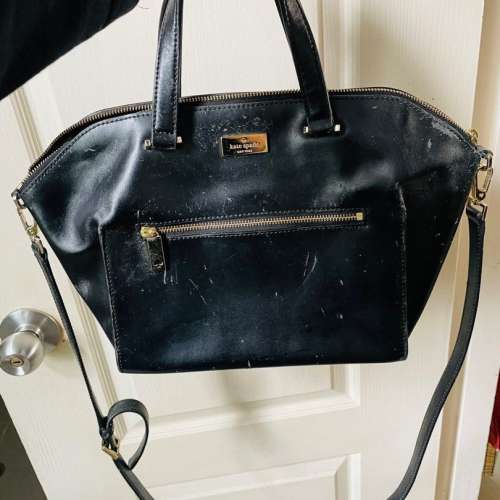 新淨全正常 Kate spade black shoulder bag handbag 黑色手袋