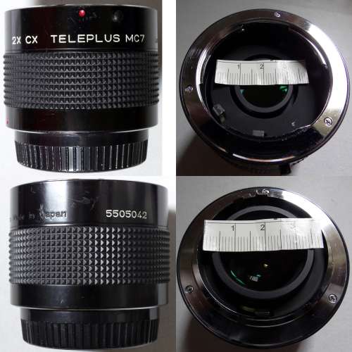 Teleplus MC-7 2x Teleconverter for CONTAX/YASHICA Mount Make in Japan