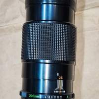 Canon 200/4 S.S.C FD Lens