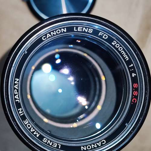 Canon 200/4 S.S.C FD Lens