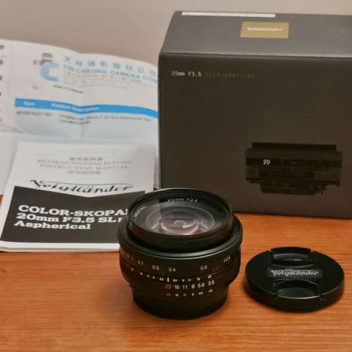 福倫達 Voigtlander Color-Skopar 20mm f/3.5 SL II N Aspherical Lens for Nikon F