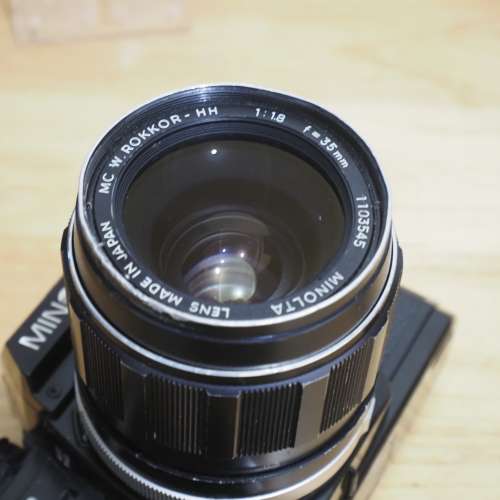 Minolta x700 + 35mm f1.8 w-rokkor hh