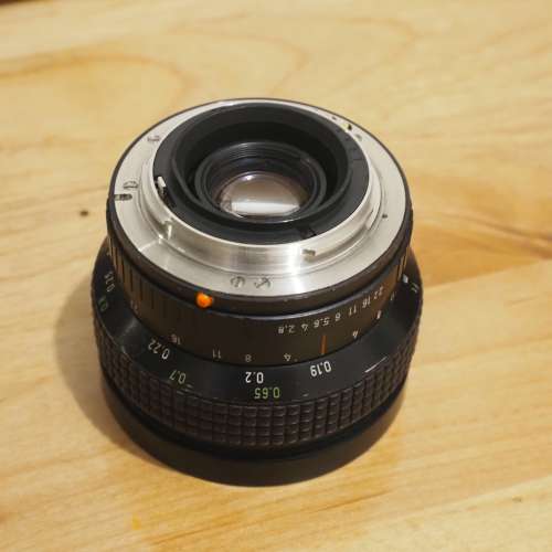 Carl Zeiss Jena 20mm f2.8 pb mount with canon adapter