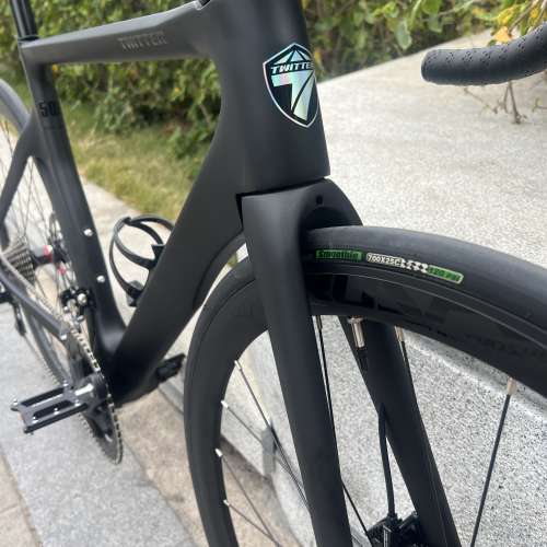 2023 新款 TWITTER T8 24速 碳把 碟剎桶軸碳纖維公路車
