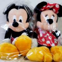 Disney Mickey Mouse & Minnie Mouse 米奇及米妮大公仔一對