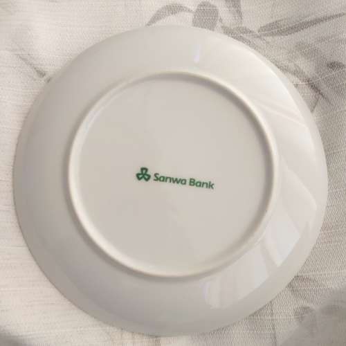 Sanwa Bank + Snoopy Plate (19.5cm)
