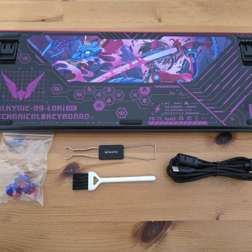99%新 Valkyrie VK99 loki RGB 三模鍵盤