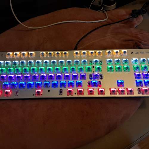 METOO ZERO X08 RGB Mechanic Keyboard 青軸 機械鍵盤
