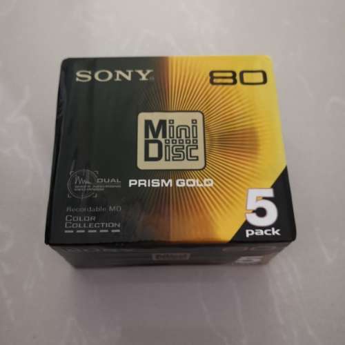 Sony Prism Gold Minidisc 80min MD碟