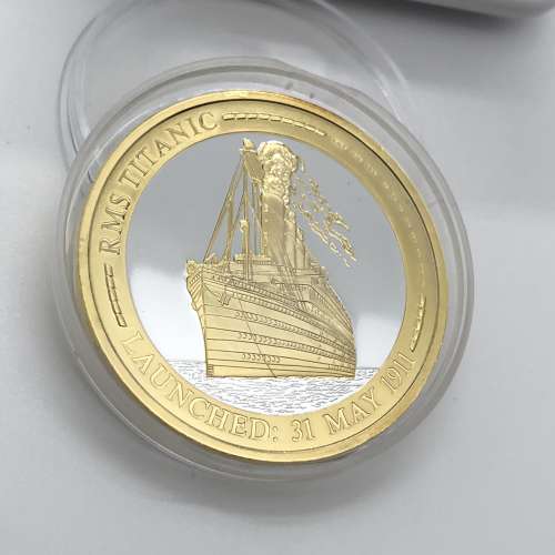 Ship the made History (Titanic) commemorative coin鐡達尼號紀念幤