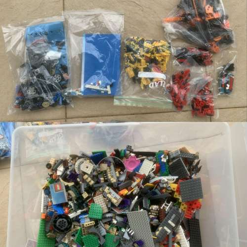 一大袋 (大半箱) LEGO 積本 + 配件 etc 實物如圖 清屋出售 HK$250.00
