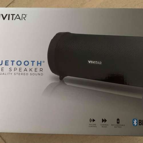 全新美國VIVITAR 藍牙炮筒型揚聲器, 強勁低音