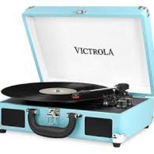 全新美國Victrola 黑膠唱機內置喇叭，藍牙接收