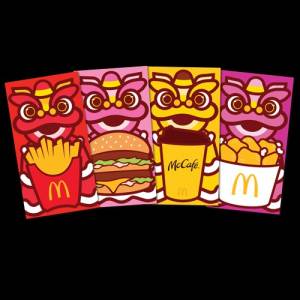 (New) 2024 麥當勞 McDonald 龍年利是封一套