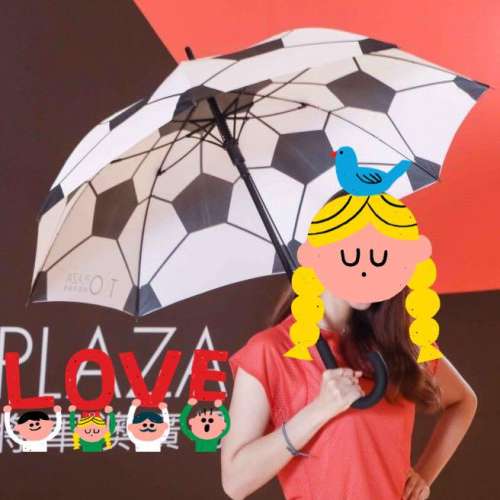 Umbrella 限量版足球雨傘 紀念品長遮