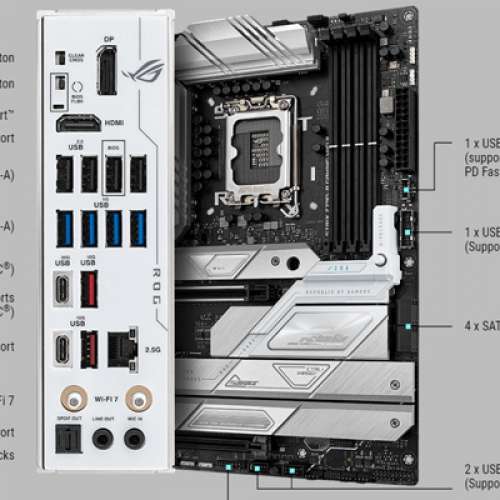 rog strix z790-a gaming wifi，海盜船rgb d5 6000hz 32gb d5，可分開買