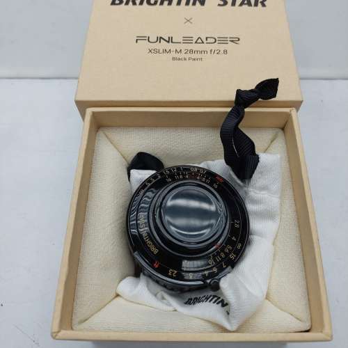 BRIGHTIN STAR XSLIM-M 28MM F2.8 LEICA M MOUNT LIKE NEW